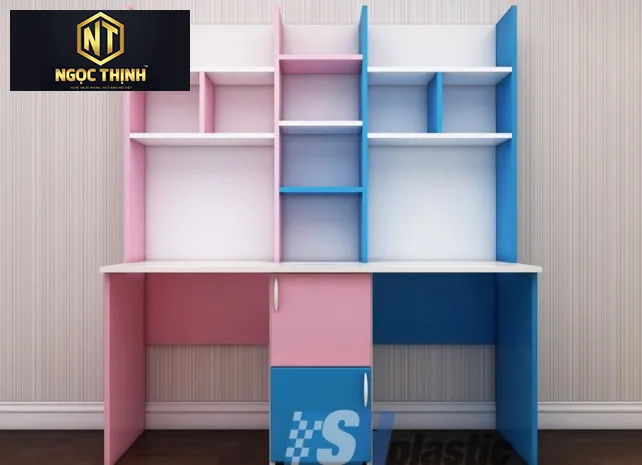 BÀN HỌC CÓ TỦ SÁCH TIỆN LỢI